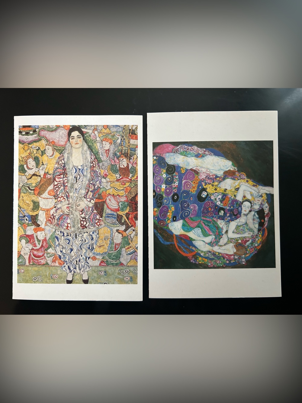 Vintage TASCHEN Gustav Klimt postcards - 1990s - great for framing / wall art.
